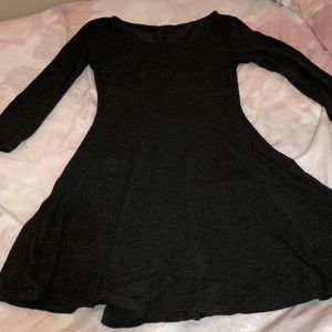 Gray Forever 21 Fit and flare Dress